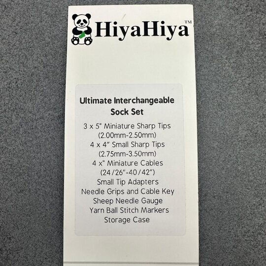 Набор спиц HiyaHiya Interchangeable Sharp Ultimate Sock